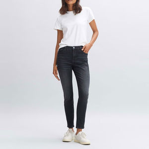 Jeans Ecológicos de Invierno para Mujer, Diseño OEM Personalizado al por Mayor, Cintura Alta, Corte Recto, Ajuste Regular, Transpirables, Estilo Vintage 2026 - Product Image 3