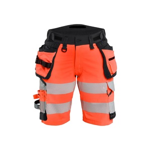 Durable <b>Work</b> Shorts Men's Workwear Short Working Short <b>Pants</b> with Multiple Pockets Multi-Pocket <b>Cargo</b> Safety Shorts - Product Image 1