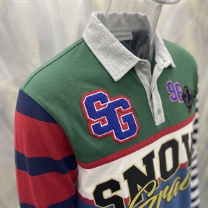 เสื้อโปโลแขนยาว Snowgrace ปกคอปก ปักโลโก้ ทรงปกติ สำหรับผู้ชายทุกวัย ทุกฤดู ผ้าโพลีเอสเตอร์เจอร์ซีย์ - Product Image 3