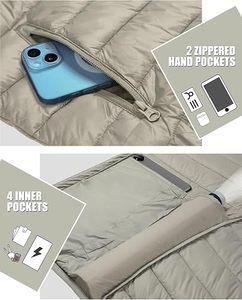<b>Men's</b> Lightweight Packable Puffer Jacket Waterproof Winter Hood Jacket Custom Packable Quilted Puffer Jacket With Storage <b>Pouch</b> - Product Image 3