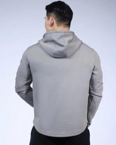 Sweat à capuche athlétique 420 GSM pour homme, 6 couleurs au choix, multicolore, pour l'hiver, l'entraînement, la gym, la course à pied, avec col à cordon - Product Image 5
