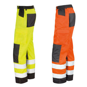 Pantalones de Trabajo Unisex de Alta Visibilidad, Ligeros, de Algodón, con Cinta Reflectante Multicolor, Logotipo Personalizable, Ropa de Trabajo de Seguridad - Product Image 3