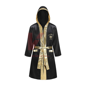 Batas de Boxeo Personalizadas de Satén, Proveedor Mayorista OEM para Boxeo Profesional y Deportes - Product Image 1