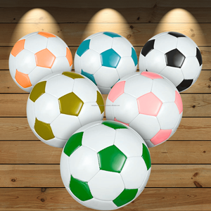 Balón de Fútbol Promocional Más Barato, Tamaño 5, PVC, Cosido a Máquina, Logotipo Personalizado, Precio Directo de Fábrica al por Mayor - Product Image 1