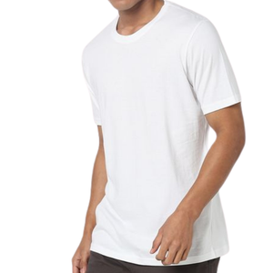 เสื้อยืดคอกลมสีขาวล้วน ผ้าฝ้าย 100% 160GSM สำหรับผู้ชาย ผู้หญิง และทุกเพศ สกรีนลายกราฟิกได้ รับทำโลโก้ตามสั่ง MOQ ต่ำ ขายส่ง - Product Image 5