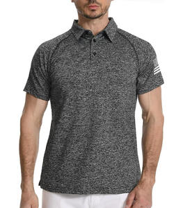 Prix d'usine – Chemises pour hommes en coton/élasthanne tricoté, couleur unie, avec logo personnalisé imprimé, respirantes, à manches courtes, style gothique, en toile - Product Image 2