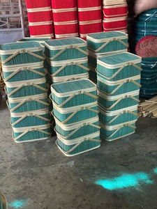 Caja de Regalo Rectangular de Bambú Verde Vietnamita Hecha a Mano, Se Acepta Logotipo/Color/Tamaño Personalizado de Fábrica - Product Image 6