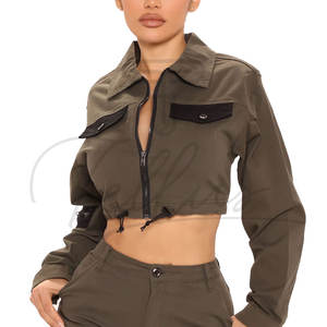 Chaquetas cortas elegantes y a la moda para mujer, diseño superior, ligeras. - Product Image 1