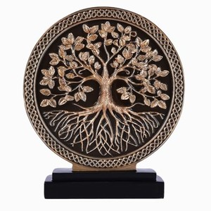 Sculpture d'arbre abstrait en bois de teck artisanal |   Vente en gros B2B |   Design unique - Product Image 1