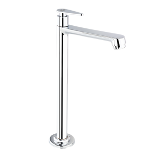 High Neck Pillar Cock Brass Chrome Plated Bathroom Basin Faucet Wall Mounted <b>Washing</b> <b>Machine</b> <b>Tap</b> Cold Hot Water Kitchen Sink <b>Tap</b> - Product Image 2