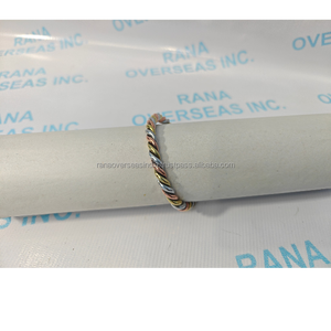 Pulsera Moderna Trenzada de Cobre Puro Ecológica, Joyería Artesanal de Terapia Curativa para el Dolor Articular, Artritis y Tendinitis - Product Image 3