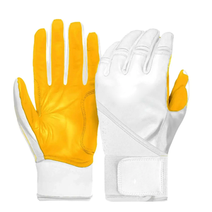 High Quality Adjustable Wrist Anti Slip Grip <b>Baseball</b> Batting <b>Gloves</b> Custom Design OEM Service Wholesale <b>Baseball</b> Batting <b>Gloves</b> - Product Image 2