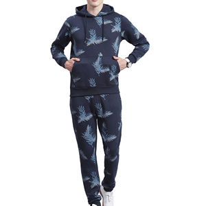 Conjunto Deportivo Personalizado de Invierno para Hombre y Unisex, Sudadera con Capucha y Pantalones de Chándal de Algodón Orgánico Transpirable, Estilo Casual - Product Image 5