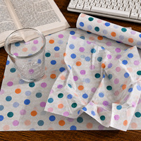 Paper & Paperboards Eco Friendly Custom Logo Printed Warp Gift Paper Printed Tissue Paper for Clothing Packing
