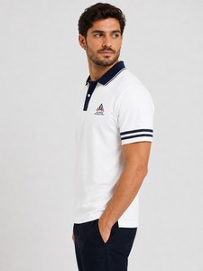 เสื้อโปโลพรีเมียมสำหรับผู้ชาย เนื้อผ้านุ่ม สวมใส่สบาย ทนทาน เหมาะสำหรับใส่ลำลองทุกวัน แห้งเร็ว - Product Image 3