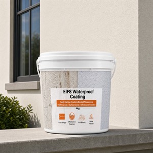 Revêtement Écologique Imperméable Réfléchissant la Chaleur Solaire, Résistant aux Fissures, Faible Teneur en COV, pour EIFS 1K Dryvit Mur Extérieur - Product Image 1