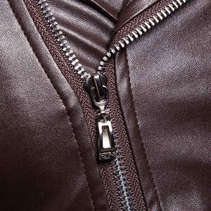 Veste en cuir pour homme moderne, style streetwear, imperméable, coupe-vent, confortable, durable, élégante, adaptée à une utilisation quotidienne - Product Image 3