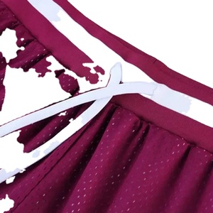 Short en maille à sublimation unisexe de style forêt pour Logo de taille personnalisé Short pour hommes à ceinture élastique confortable - Product Image 3