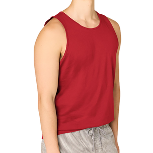 Débardeur élégant pour homme, idéal pour les activités de plein air, en coton de bonne qualité, avec logo personnalisé. - Product Image 1