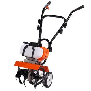 Coltivatore da Giardino a Benzina 43CC a 2 Tempi con Denti Anteriori Regolabili in Acciaio per Coltivazione di Prati e Campi - Product Image 1