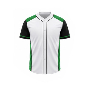 Uniforme de Béisbol para Hombre Ekin-ImpeX, Blanco, Verde y Negro, Jersey de Manga Corta, Pantalones Grises, Conjunto Transpirable, Corte Regular, para Todas las Temporadas - Product Image 3
