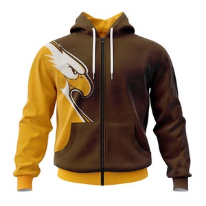 Sudadera con Capucha Personalizada para Hombre ELIXE SPORTS, Diseño con Forro Polar, Mezcla de Poliéster/Algodón, Resistente al Viento, Ecológica, de Secado Rápido y Transpirable - Product Image 2