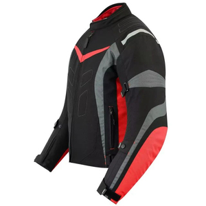 แจ็คเก็ตหนังแท้สำหรับผู้ชายคุณภาพสูง ป้องกันลม กันน้ำ ระบายอากาศได้ดี เหมาะสำหรับขี่มอเตอร์ไซค์ในฤดูหนาว รับผลิตตามสั่งพร้อมโลโก้ - Product Image 4