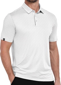 Camisa Polo de Golf con Estampado Floral Personalizada para Hombre, Manga Corta, Transpirable, Deportiva, Informal, OEM, ODM, Ropa al por Mayor para Hombre, Verano - Product Image 6