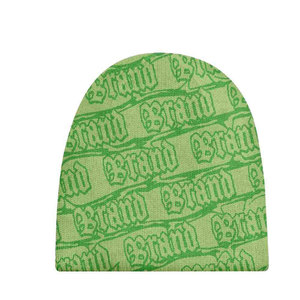 Econex Sports Unisex Solid Color 100% Acrylic Jacquard Computer Knitted Warm Winter <b>Beanie</b> with Embroidery Options Outdoor Use - Product Image 2