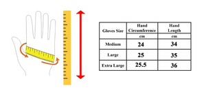 Gants d'hiver chauffants en cuir de mouton robuste avec doublure en fourrure, compatibles écran tactile, manchette de sécurité anti-coupure et anti-chaleur pour le ski et le travail en extérieur - Product Image 2