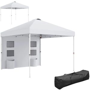 Gazebo Pop-up Bianco e Pergola Parasole - Product Image 5