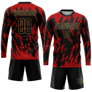 Uniforme de Fútbol Personalizado de Fábrica, Sublimado, Liso, de Calidad, Nuevo Diseño, para Hombre - Product Image 3