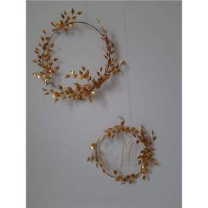 Guirnalda de Metal Pintada a Mano con Bayas de Mora, Decoración de Pared, Guirnalda Floral Vintage, Arte de Pared Estilo Cottagecore - Product Image 6