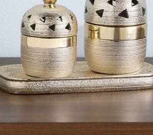 Luxury Metal <b>Bakhoor</b> Burner Set with Tray Arabic Incense Burner Ramadan Eid Home Decor <b>Oud</b> Burner Holder Arabic home decor - Product Image 4