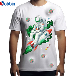 เสื้อยืดพิมพ์ลายแบบซับลิเมชั่นสำหรับผู้ชาย สวมใส่สบาย ทันสมัย ปรับแต่งได้ ผลิตจากผ้าสแปนเด็กซ์/โพลีเอสเตอร์ย้อมสี ป้องกันการหดตัว - Product Image 1