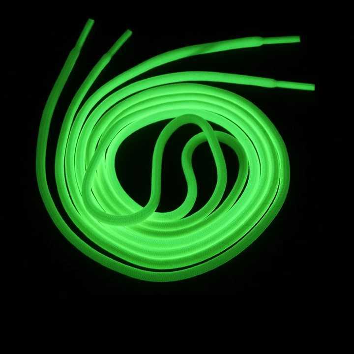 Glow-in-the-Dark Laces for Party Wear, Safety Footwear, and Fun Casual Shoes Unique and Functional