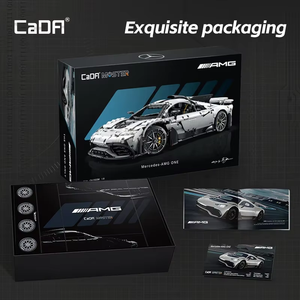 Nouvel ensemble de construction MOC-C61503W : Voiture de sport technique, hypercar, véhicule rapide, briques de puzzle, jouet éducatif, cadeau de Noël pour enfants - Product Image 6