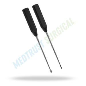 Osteótomos de eje delgado de 11.5 pulgadas, instrumento quirúrgico neurológico para corte óseo preciso y descompresión espinal - Product Image 4