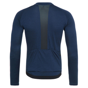 Jersey de Ciclismo de Manga Larga Verde 100% Poliéster, Diseño de Fabricación Propia, Cuello Alto con Cierre Completo, Ropa de Alto Rendimiento - Product Image 4