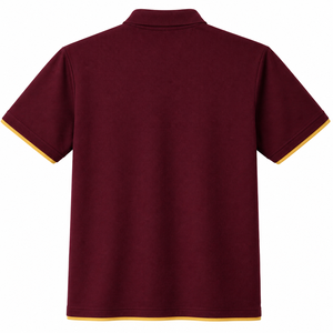 Camisa de Hombre a la Moda, Color Granate Sólido, Estilo Vintage, Manga Corta, Transpirable, de Secado Rápido, con Bolsillo, Uniforme de Golf, Ropa Casual de Trabajo - Product Image 6