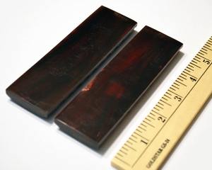 Genuine Hand Crafted Natural Buffalo Horn Knife Handle Scales Grip <b>Red</b> Impala Jigged Textured Horn Set Pair Handles <b>Material</b> - Product Image 5