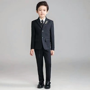 Costume de marié classique unisexe en cachemire coupe ajustée, veste et pantalon, vente en gros à prix abordable, noir - Product Image 4