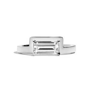 Anillo de Diamantes de Laboratorio Baguette de 1 Quilate al por Mayor, Oro Real de 10k, 14k, 18k, Joyería de Banda Inspirada en la Época Media, Fabricante Personalizado F VS - Product Image 5