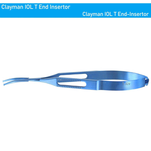 Pince ophtalmique en titane à encoches courbées pour inséretion, instrument microchirurgical pour chirurgie oculaire - Product Image 5