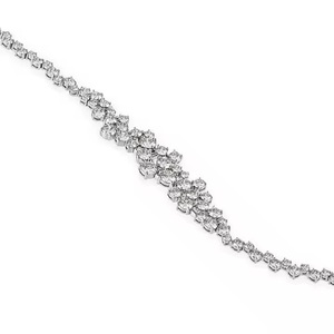 Elegante Pulsera Unisex de Plata de Ley 925 con Moissanita, Estilo Hip Hop, Chapada en Oro, Cadena Brillante, Joyería de Moda - Product Image 2
