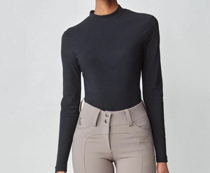 Produits de course de chevaux anglais de l'Inde Chemise de spectacle à manches longues à séchage rapide Vêtements équestres Couche de base - Product Image 5