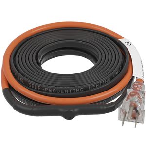 Cable Calefactor Autorregulable de 30 Pies, 5W/ft, con Cinta Protectora Térmica para Mangueras de PVC, Metal y Plástico, Protección Contra Congelación - Product Image 5