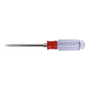 Tournevis réversible en cristal avec manche transparent, embouts Phillips et plats, qualité industrielle pour travaux de précision en laboratoire - Product Image 2