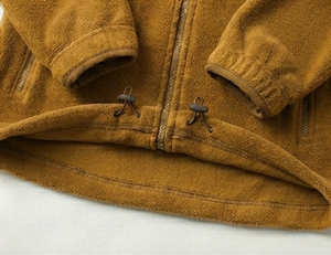 Chaqueta Polar para Hombre, Cierre Completo, Cuello Alto, Estilo Casual para Otoño, Color Sólido, Material de Poliéster Transpirable, Corte Regular - Product Image 4