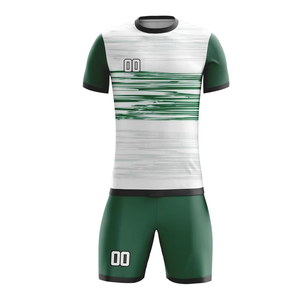 Maillots de football personnalisés avec logo DIY, ensemble respirant à manches courtes pour hommes adultes, tenues d'entraînement pour équipes de football - Product Image 4
